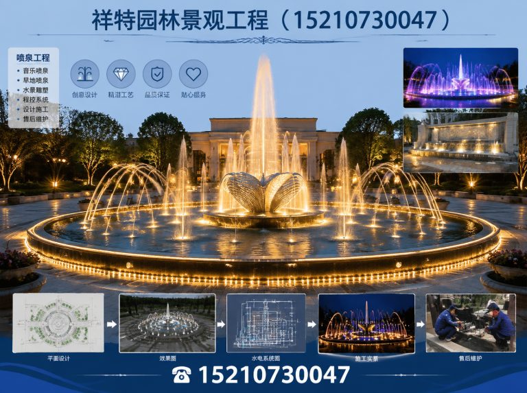 河北喷泉工程展示图